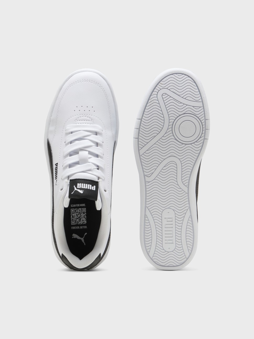 Кросівки дитячі Puma Court Classic Clean Jr білі 40375001 — фото 7