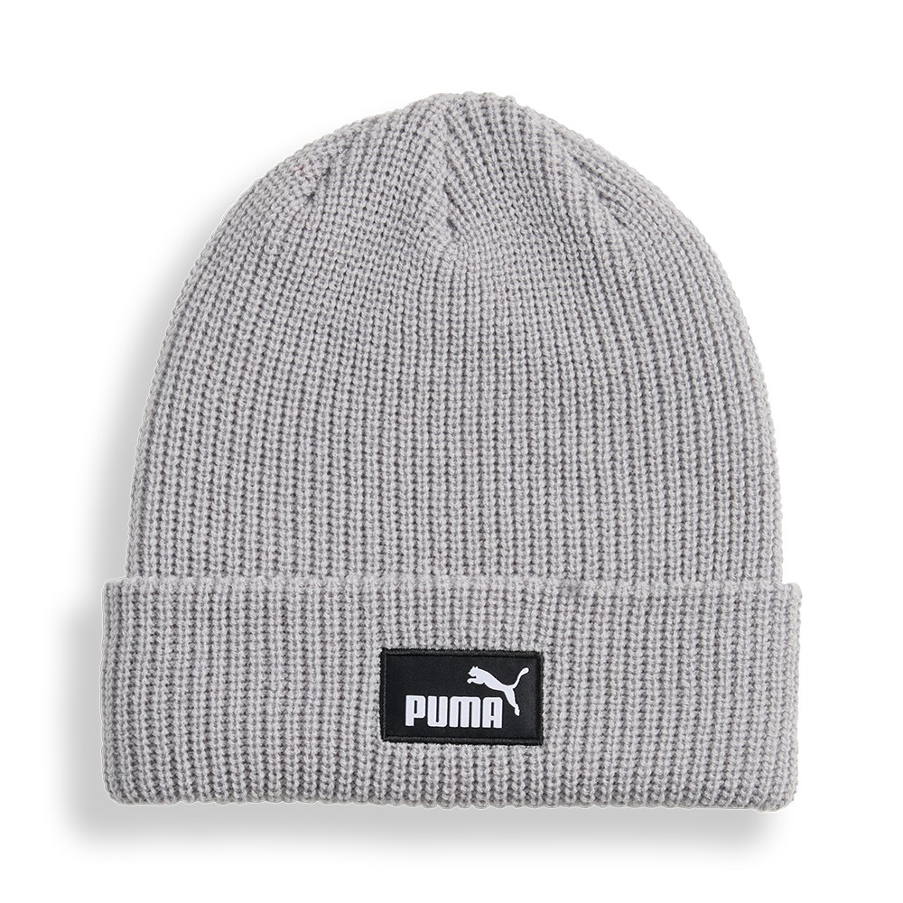 Шапка  Puma ESS High Crown Beanie серая 02641002