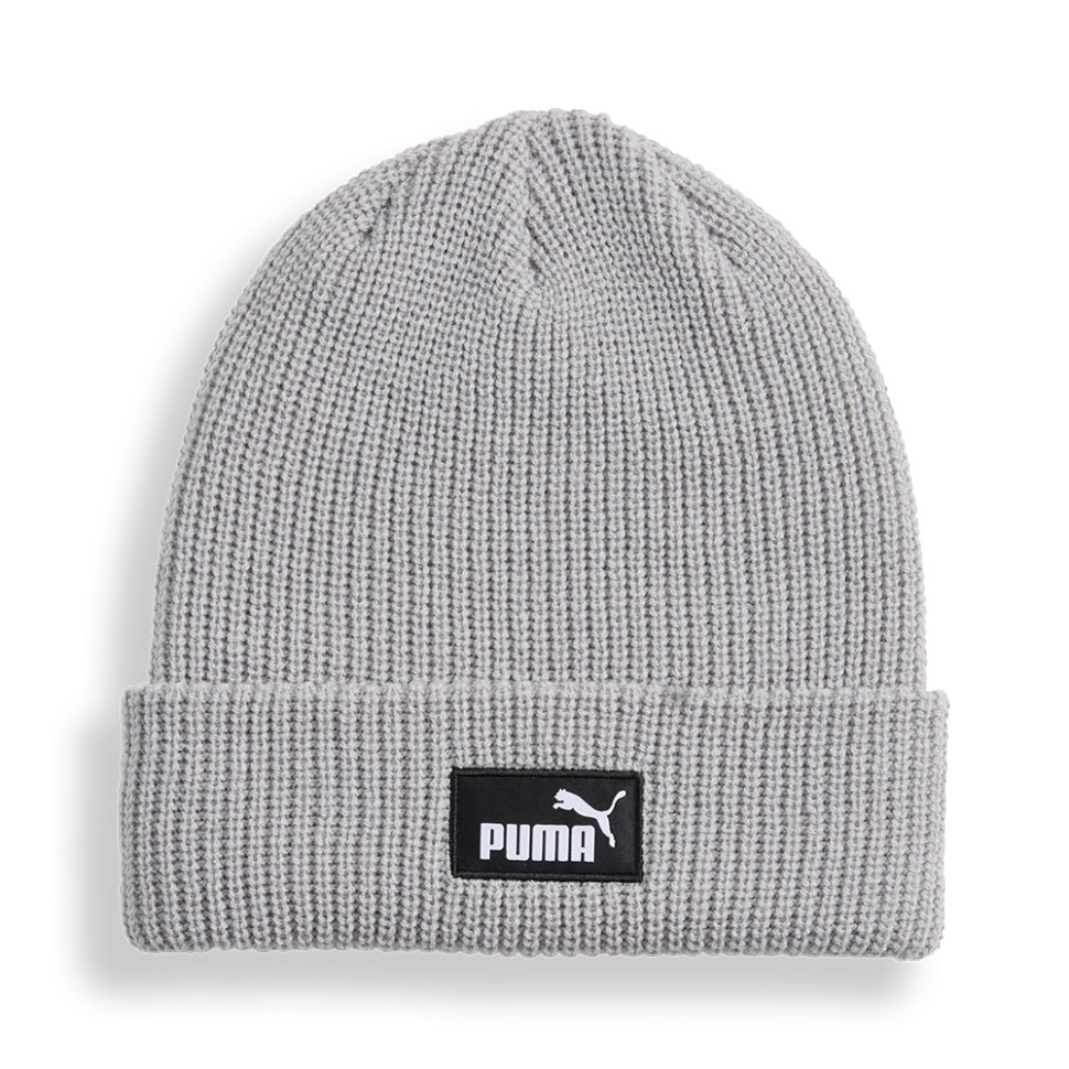 Шапка  Puma ESS High Crown Beanie сіра 02641002 изображение 1