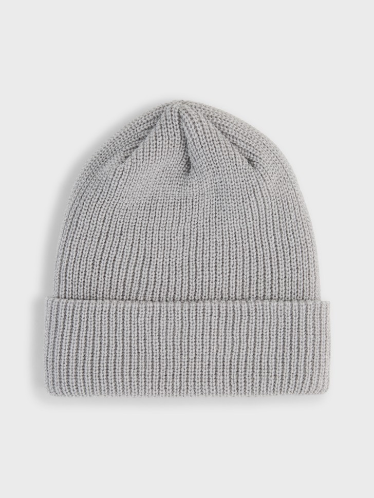 Шапка  Puma ESS High Crown Beanie сіра 02641002 изображение 3