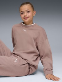 Костюм дитячий Puma Loungewear Oversized Sweat Suit TR G мокко 69339588 изображение 4