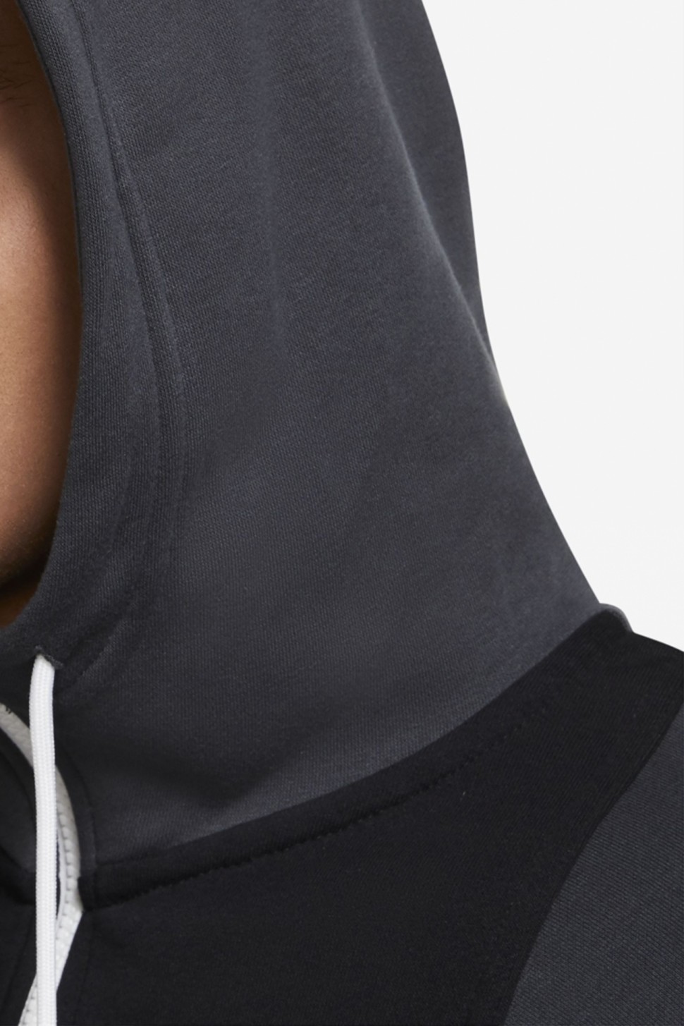 Толстовка чоловіча Nike M Nsw Nike Air Fz Bb Hoodie чорна DD6456-010  — фото 4