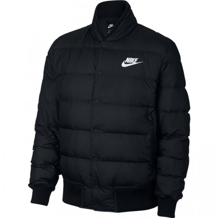 Куртка мужская Nike Down Fill Bomber черная 928819-010 изображение 1