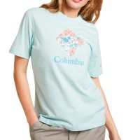 Футболка жіноча Columbia Timber Point™ Graphic Tee зелена 2022261-329 изображение 1