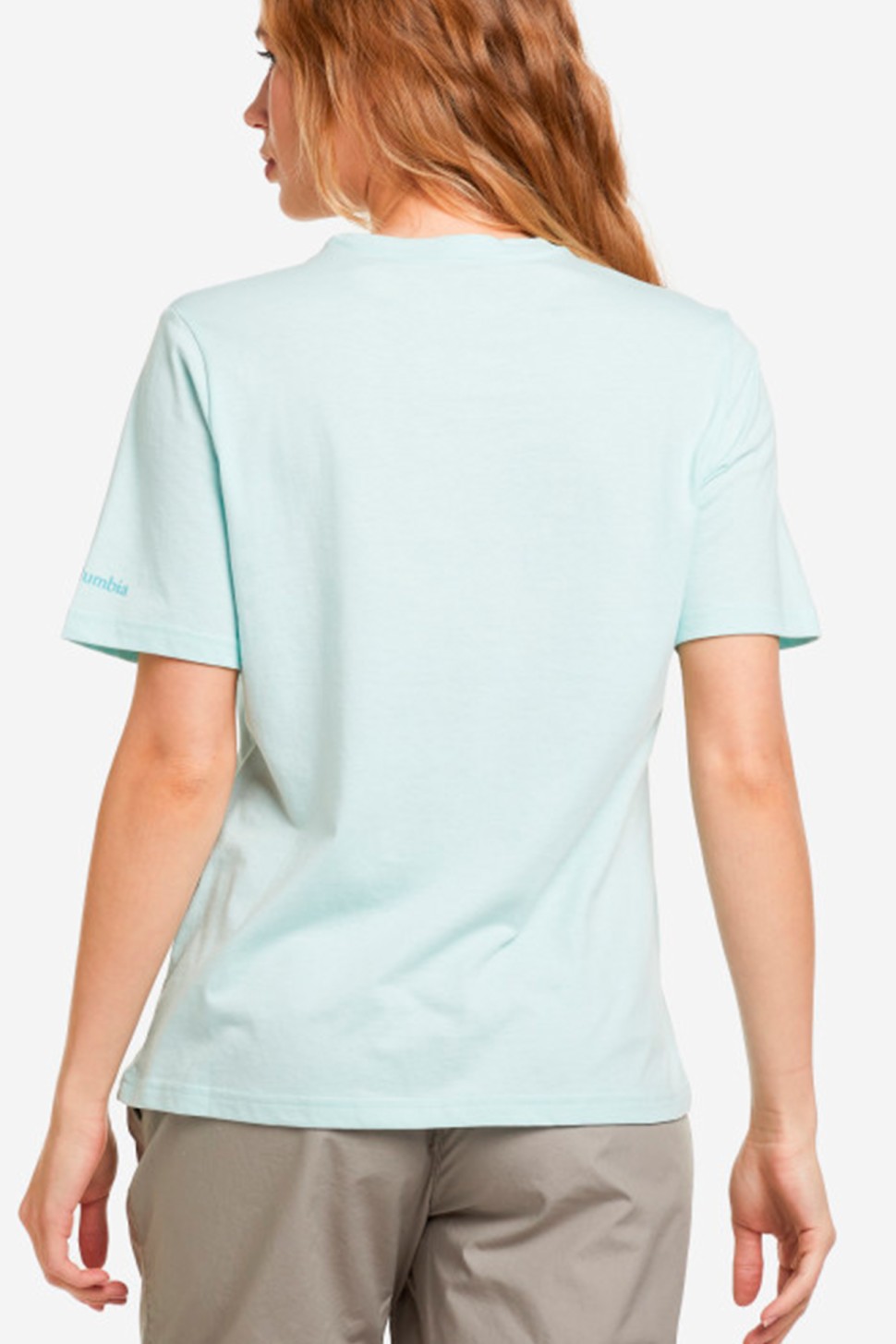 Футболка жіноча Columbia Timber Point™ Graphic Tee зелена 2022261-329 — фото 3