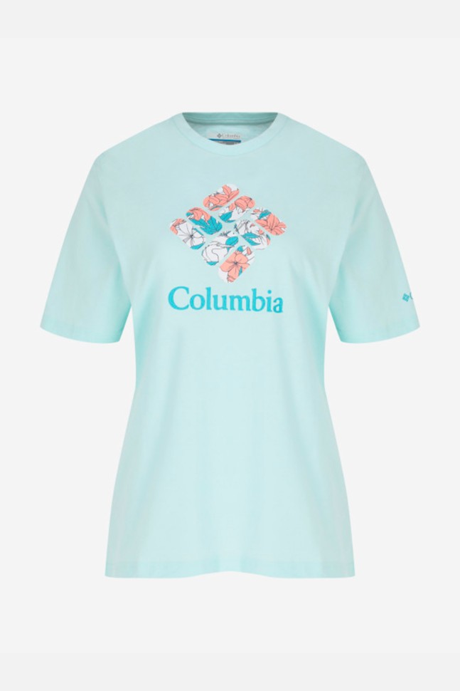 Футболка жіноча Columbia Timber Point™ Graphic Tee зелена 2022261-329 изображение 5