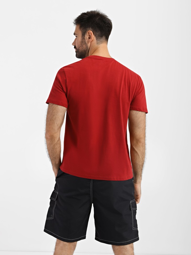 Футболка мужская Radder Lanco бордовая 472207-670 изображение 4