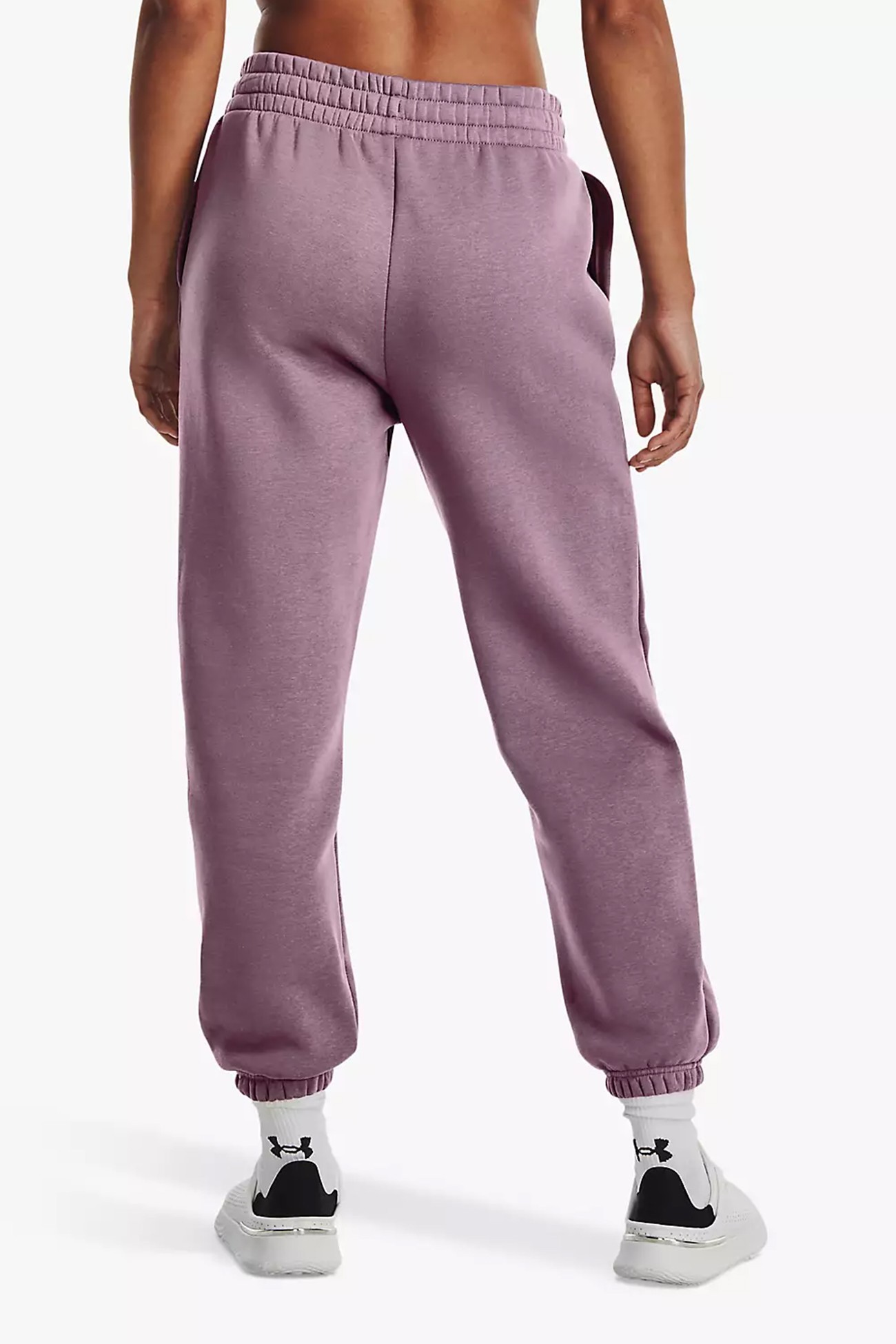Брюки женские Under Armour Essential Fleece Joggers фиолетовые 1373034-500 изображение 3