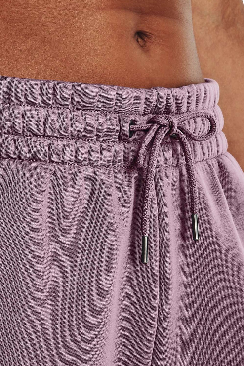 Штани жіночі Under Armour Essential Fleece Joggers фіолетові 1373034-500 — фото 4