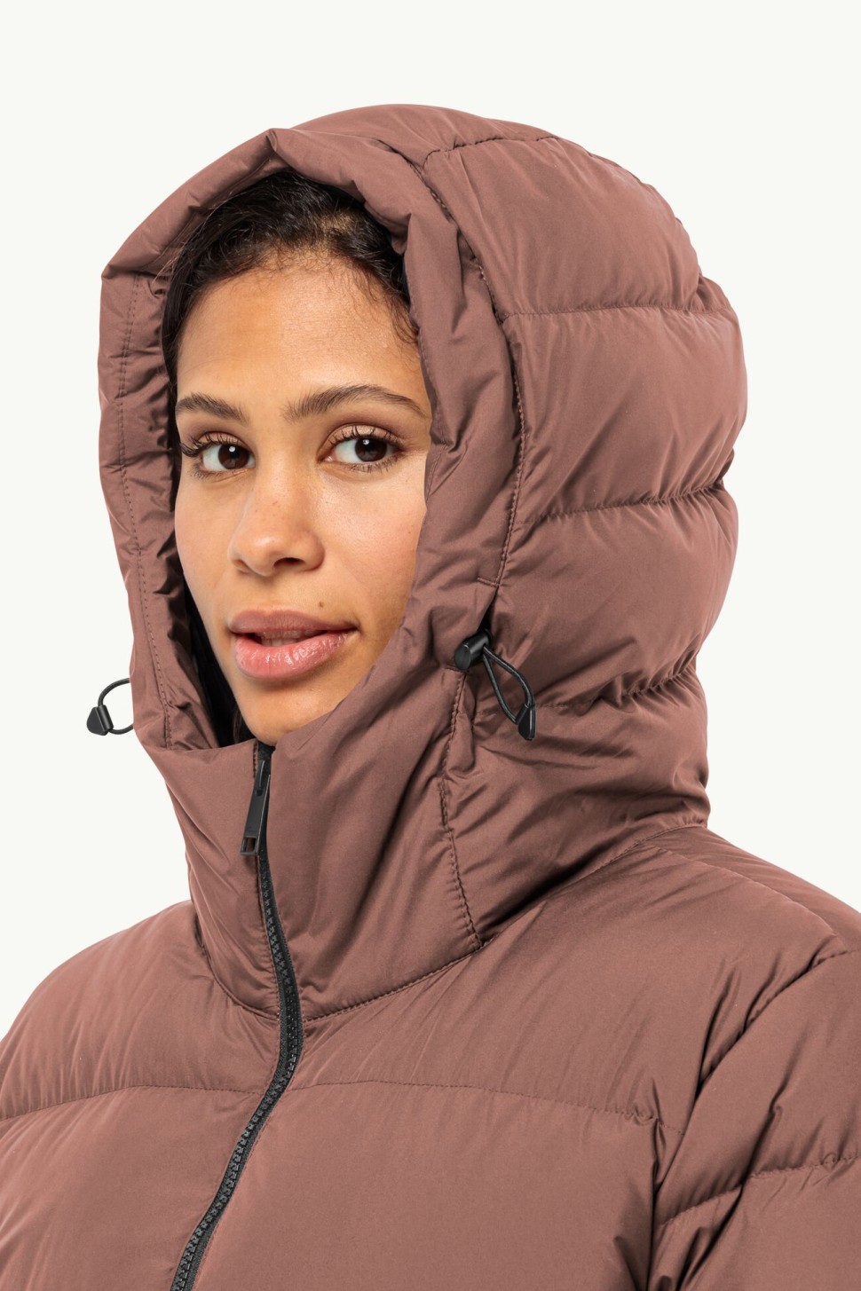 Куртка жіноча Jack Wolfskin FROZEN PALACE COAT W коричнева 1204133-5165 — фото 5