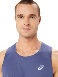 Майка чоловіча Asics CORE SINGLET синя 2011C338-401 изображение 5