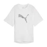Футболка женская Puma EVOSTRIPE Graphic Tee белая 67787602 изображение 1