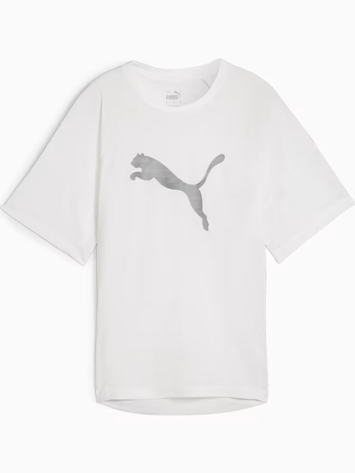 Футболка женская Puma EVOSTRIPE Graphic Tee белая 67787602 изображение 2