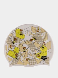 Шапочка для плавання  дитяча Arena PRINT JR мультиколір 94171-237 изображение 2