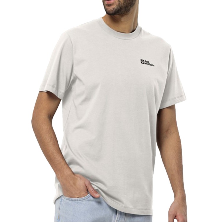 Футболка мужская Jack Wolfskin  ESSENTIAL T M серая 1808382-5629