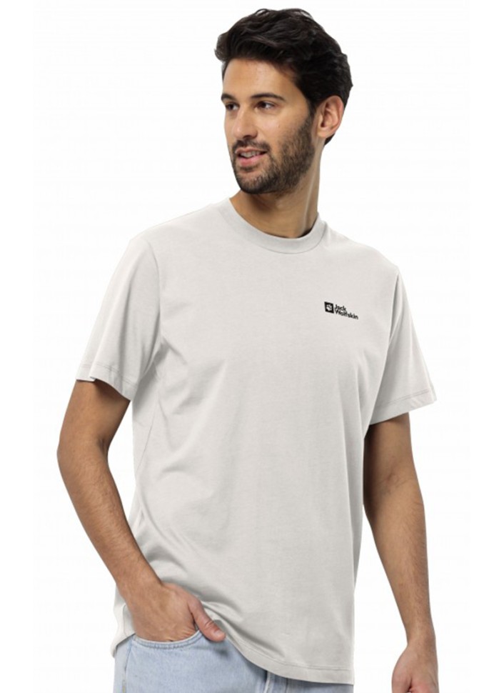 Футболка мужская Jack Wolfskin  ESSENTIAL T M серая 1808382-5629 изображение 2