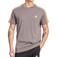 Футболка чоловіча Adidas M 3S SJ T коричнева IS1334