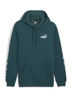 Толстовка чоловіча Puma ESS+ Tape Hoodie FL зелена 84904008 изображение 2