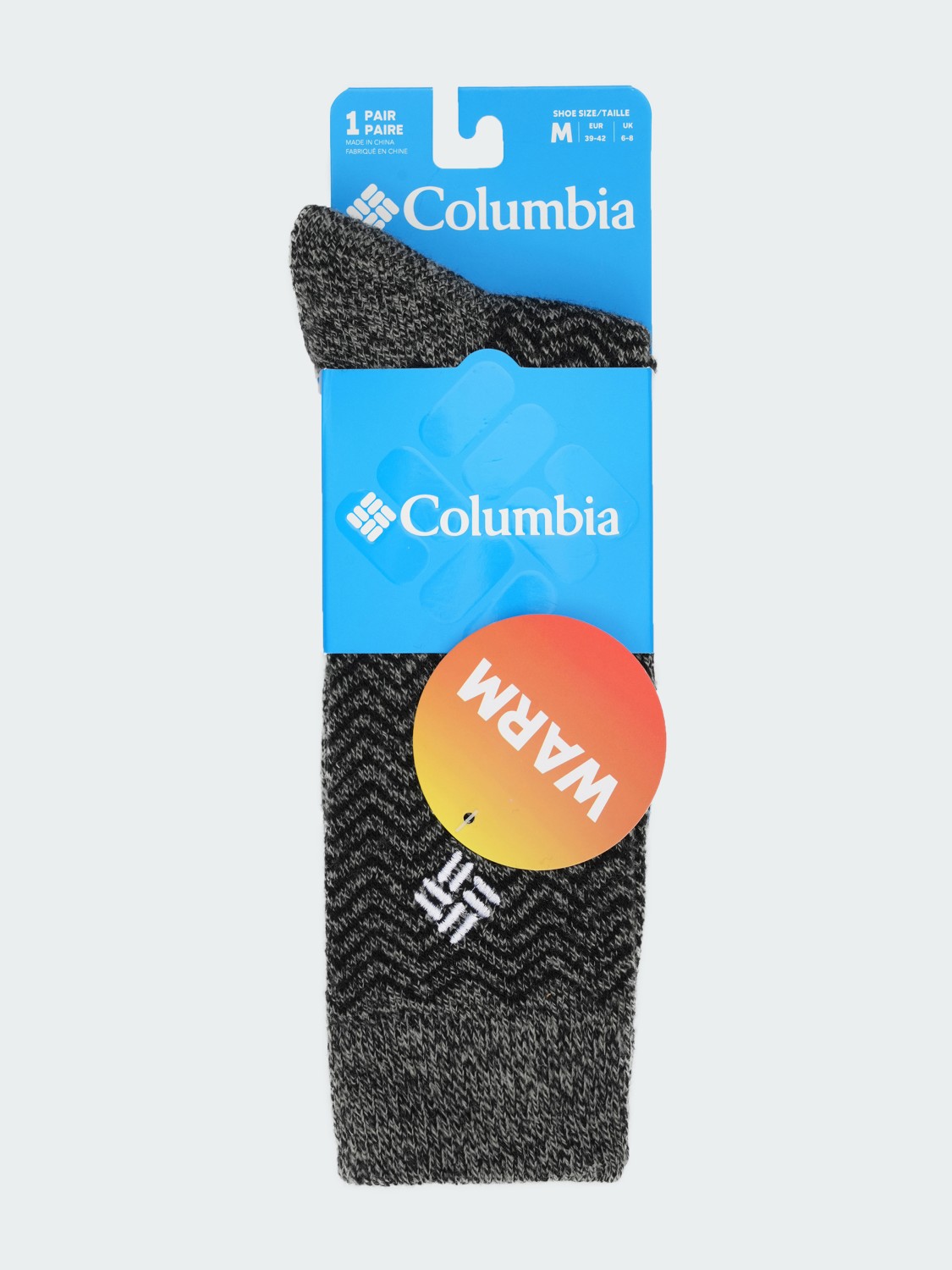 Шкарпетки Columbia MEDIUM WEIGHT PATTERN THERMAL сірі RCS698_1-BK1 изображение 2