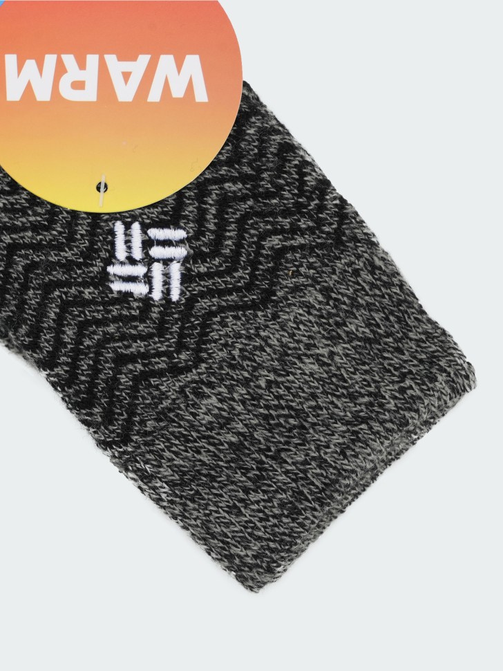 Шкарпетки Columbia MEDIUM WEIGHT PATTERN THERMAL сірі RCS698_1-BK1 изображение 3