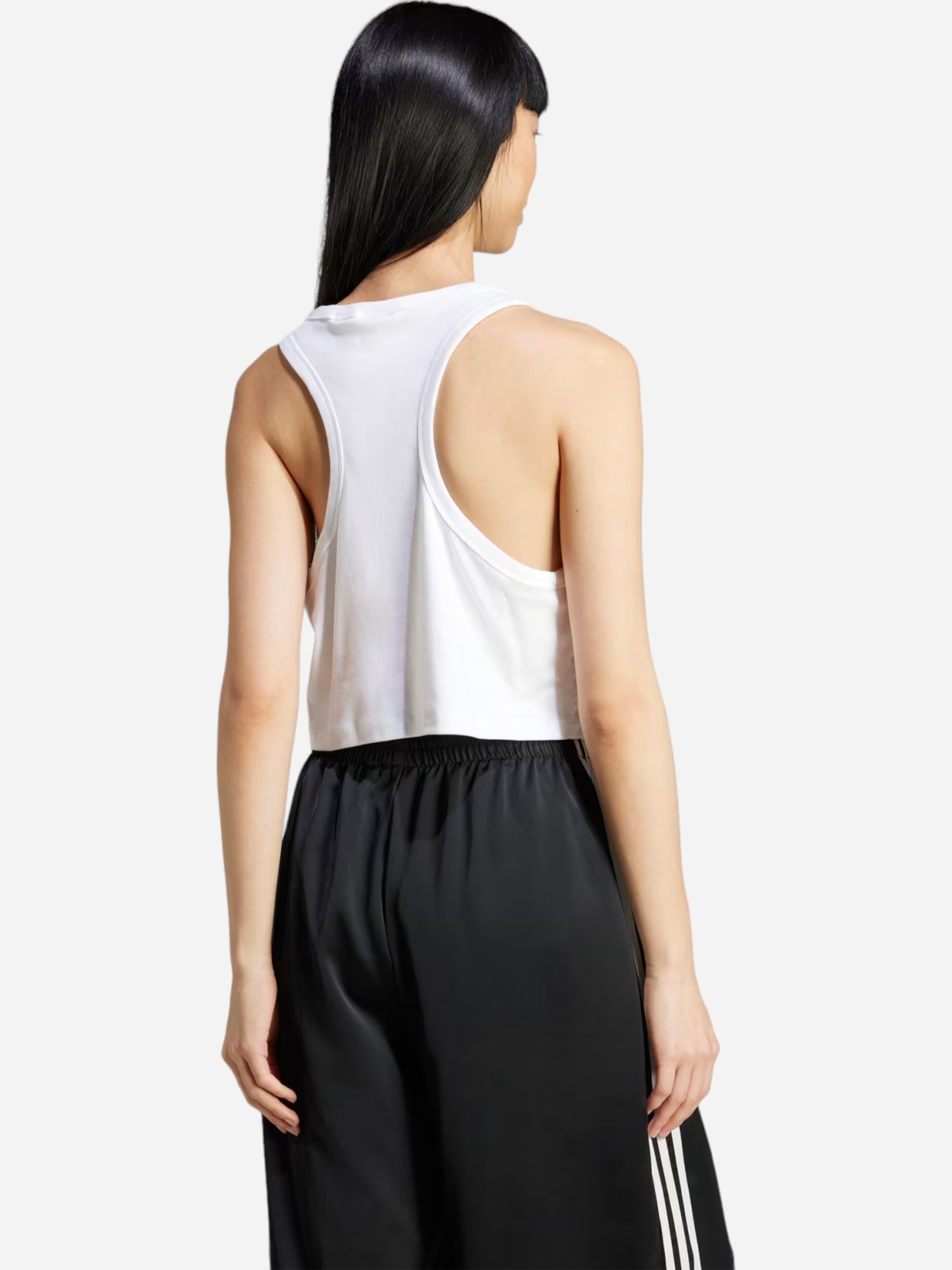 Майка женская Adidas TREFOIL TANK белая IP0679 изображение 3