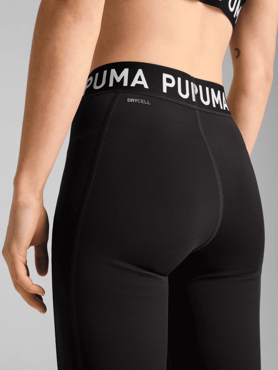 Легінси жіночі Puma W PUMA STRONG TIGHT - HW FL чорні 52600001 — фото 5