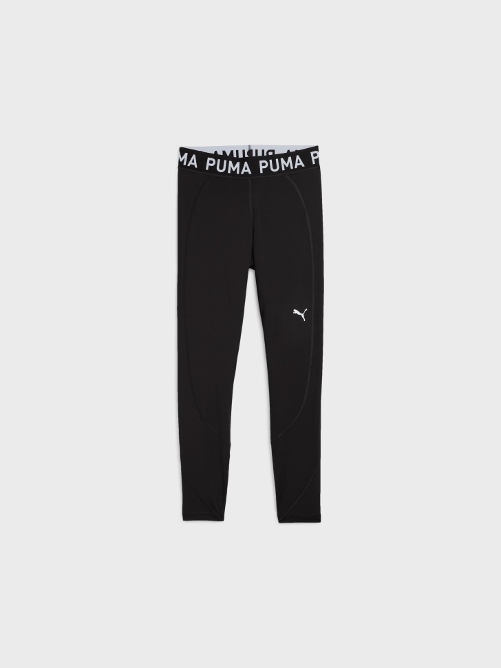 Леггинсы женские Puma W PUMA STRONG TIGHT - HW FL черные 52600001 изображение 7