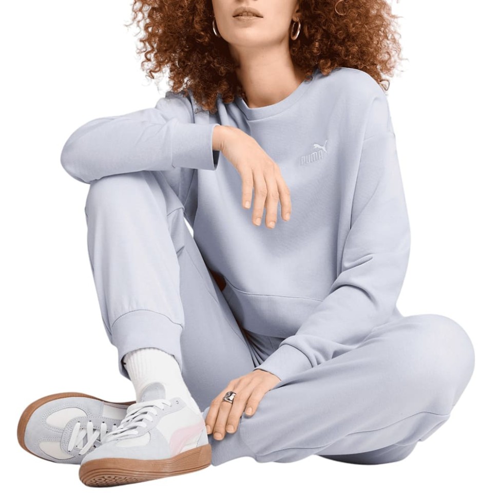 Костюм жіночий Puma Relaxed Sweat Suit TR cl блакитний 68507447 — фото 1
