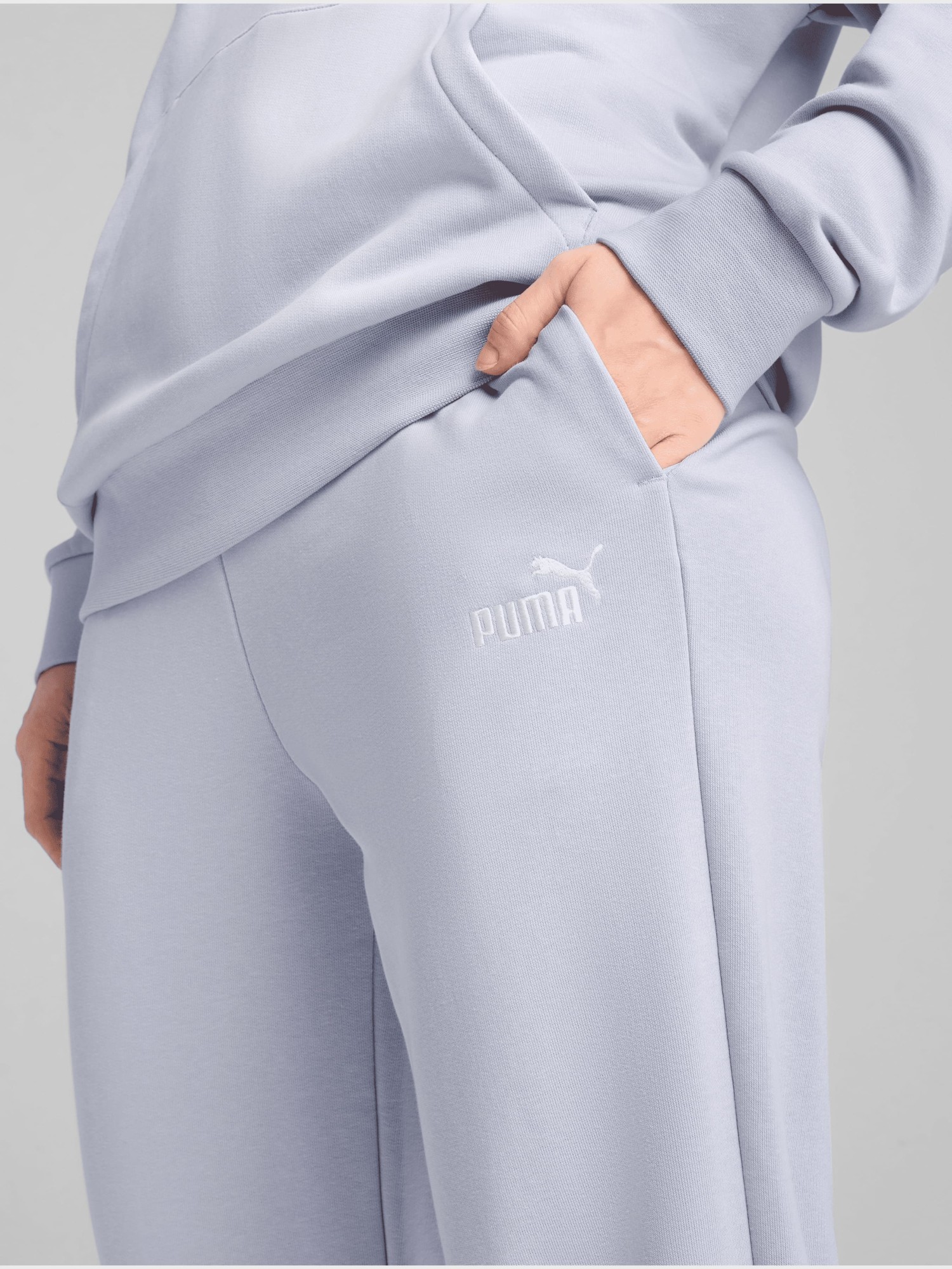 Костюм женский Puma Relaxed Sweat Suit TR cl голубой 68507447 изображение 5