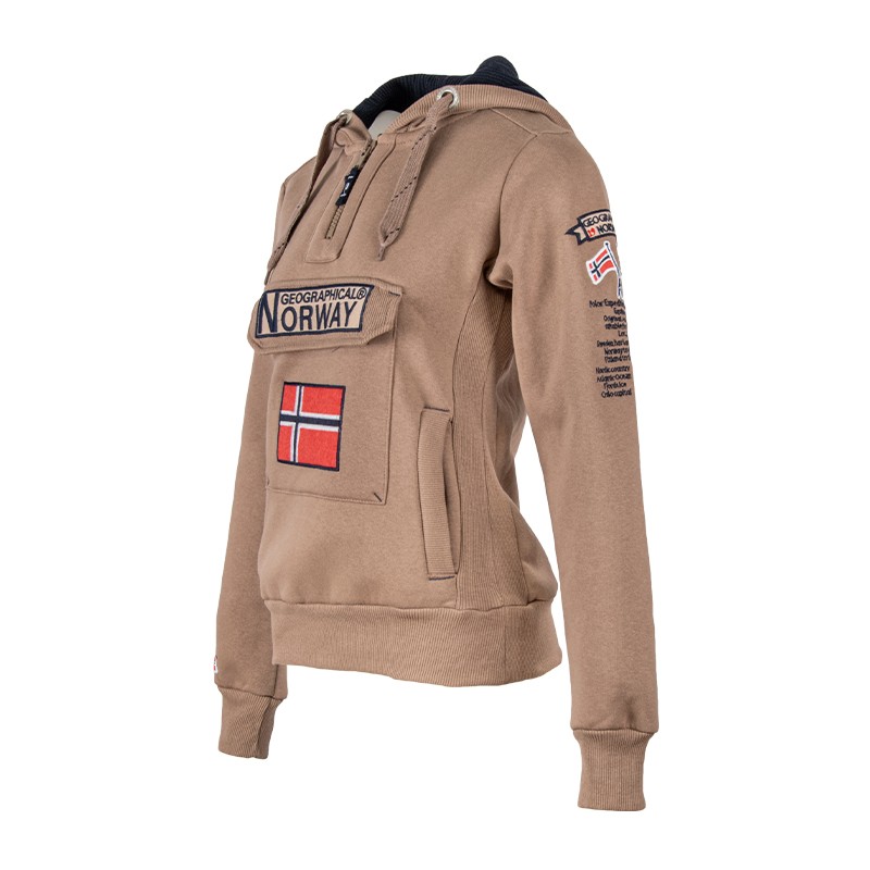 Толстовка женская Geographical Norway серая SR638F-020 изображение 1