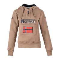 Толстовка женская Geographical Norway серая SR638F-020 изображение 2