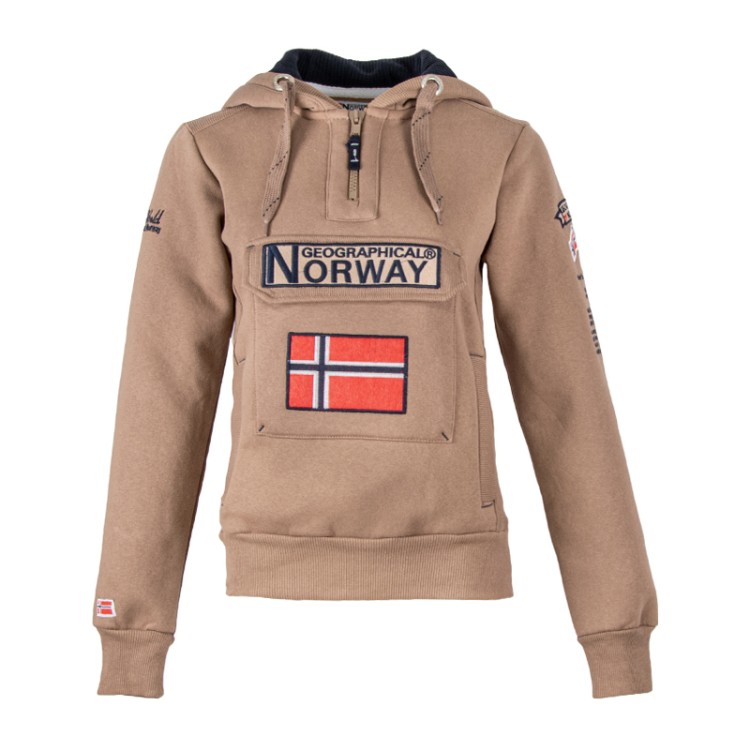 Толстовка женская Geographical Norway серая SR638F-020 изображение 2