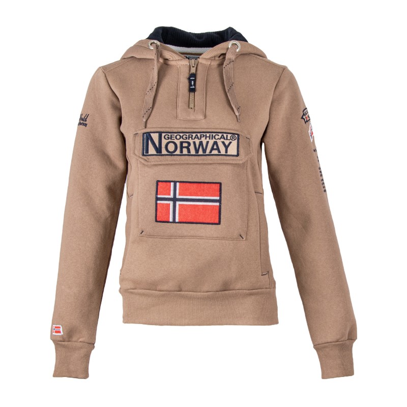 Толстовка женская Geographical Norway серая SR638F-020 изображение 2