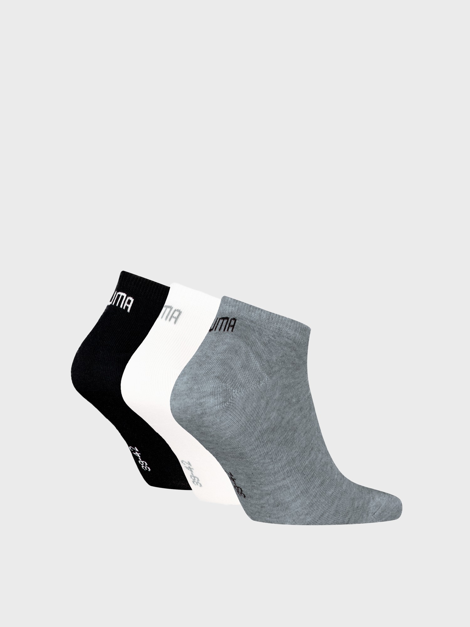 Шкарпетки  Puma PUMA UNISEX SNEAKER PLAIN 3P мультиколір 93862417 изображение 3