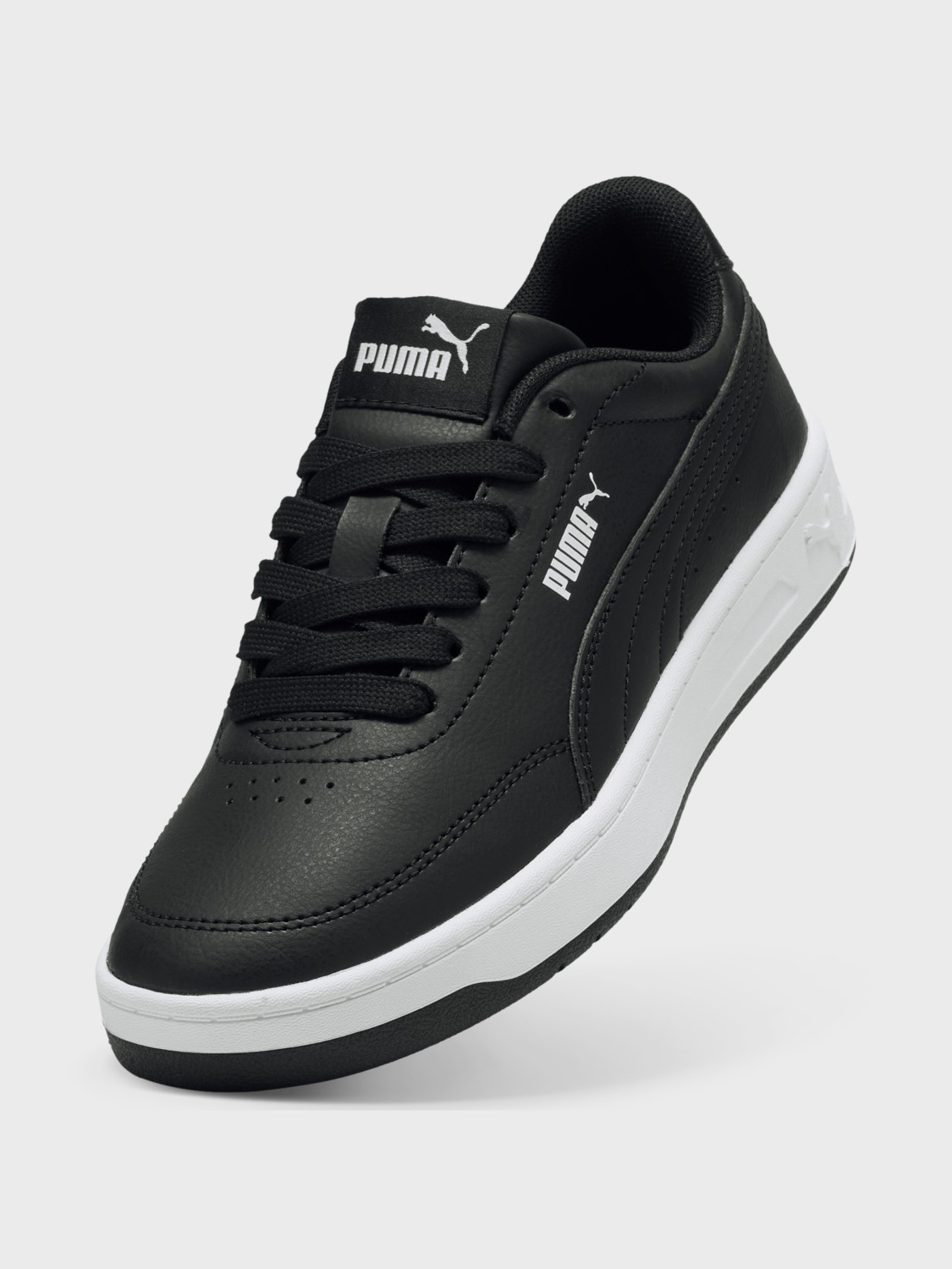 Кросівки дитячі Puma Court Classic Clean Jr чорні 40375002 изображение 6