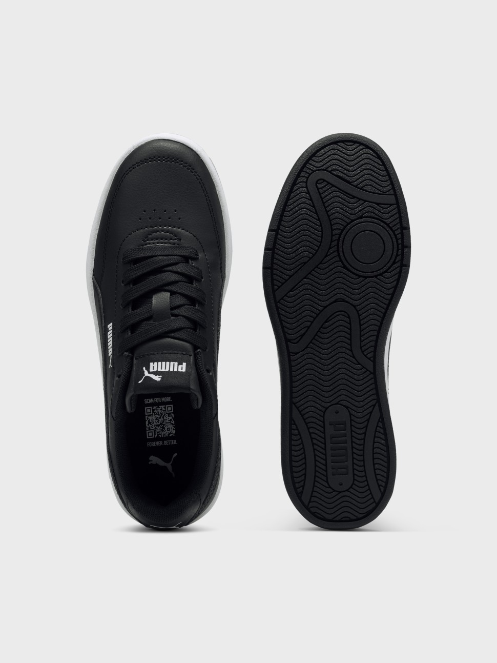 Кросівки дитячі Puma Court Classic Clean Jr чорні 40375002 — фото 7