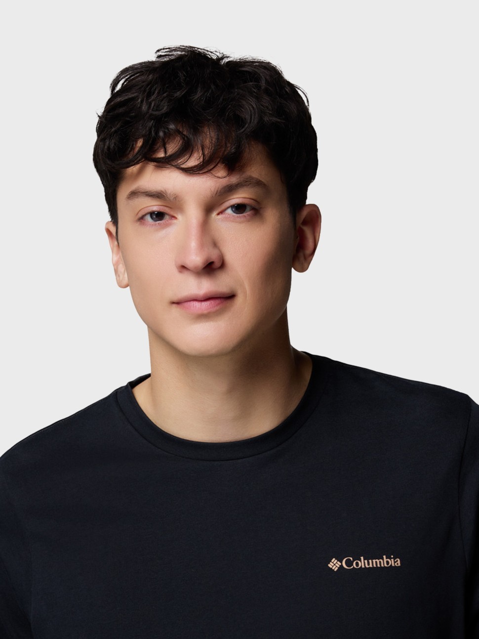 Толстовка чоловіча Columbia CSC™ Seasonal Logo LS Tee чорна 2013541-007 — фото 5