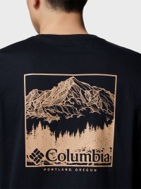 Толстовка мужская Columbia CSC™ Seasonal Logo LS Tee черная 2013541-007 изображение 6
