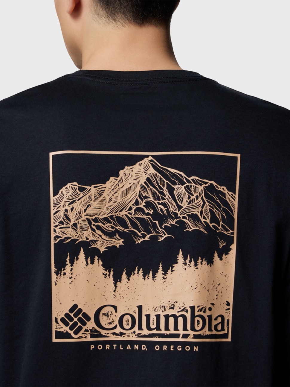Толстовка чоловіча Columbia CSC™ Seasonal Logo LS Tee чорна 2013541-007 — фото 6