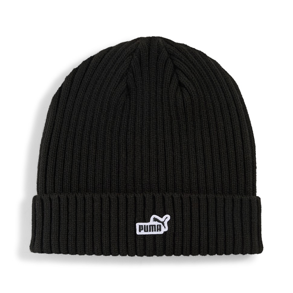 Шапка  Puma ESS PATCH Mid Crown Beanie черная 02641701 изображение 1