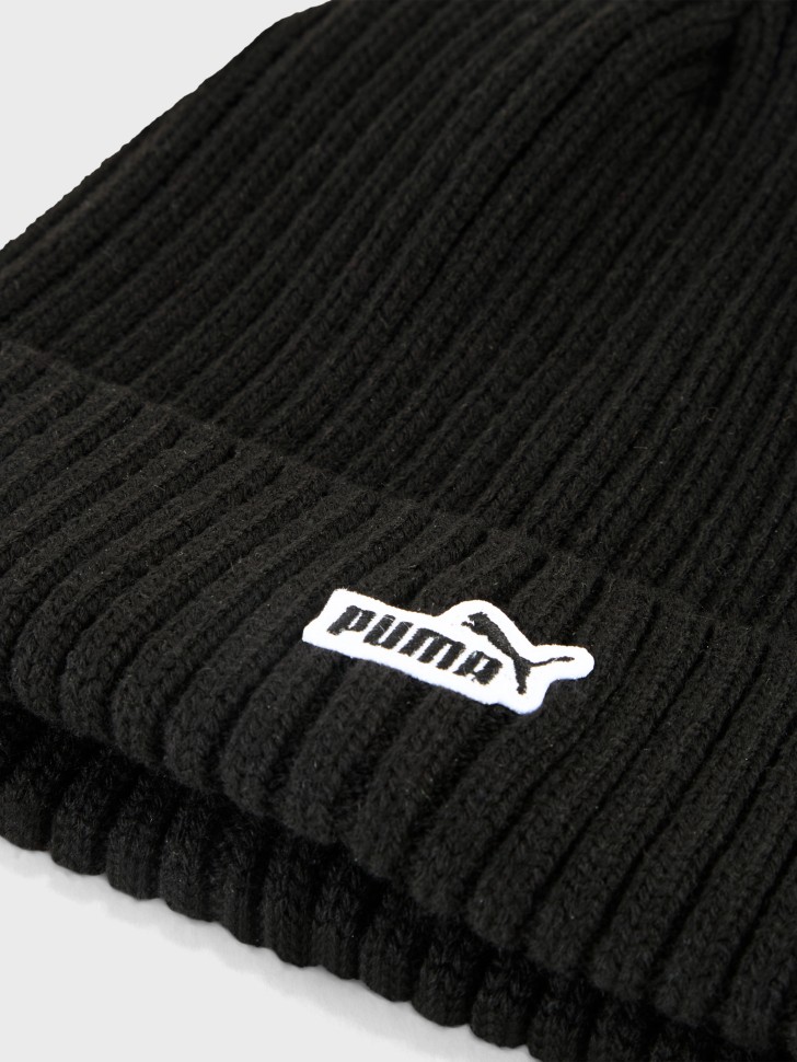 Шапка  Puma ESS PATCH Mid Crown Beanie черная 02641701 изображение 4