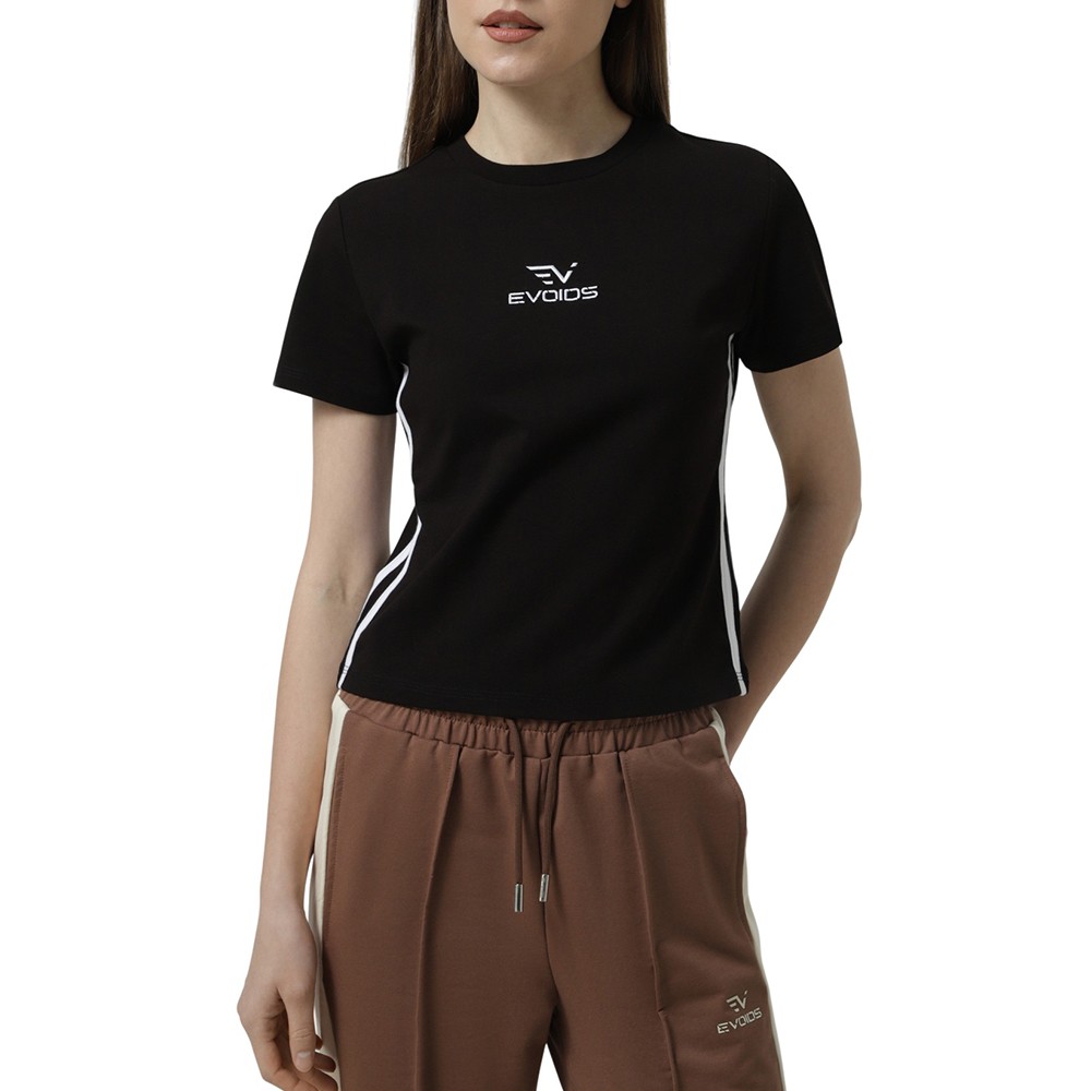 Футболка женская Evoids Lyvora черная 112601-010