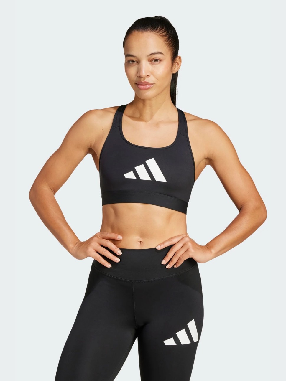 Бра жіночий Adidas PWRCT BL BRA чорний JG1414 — фото 2