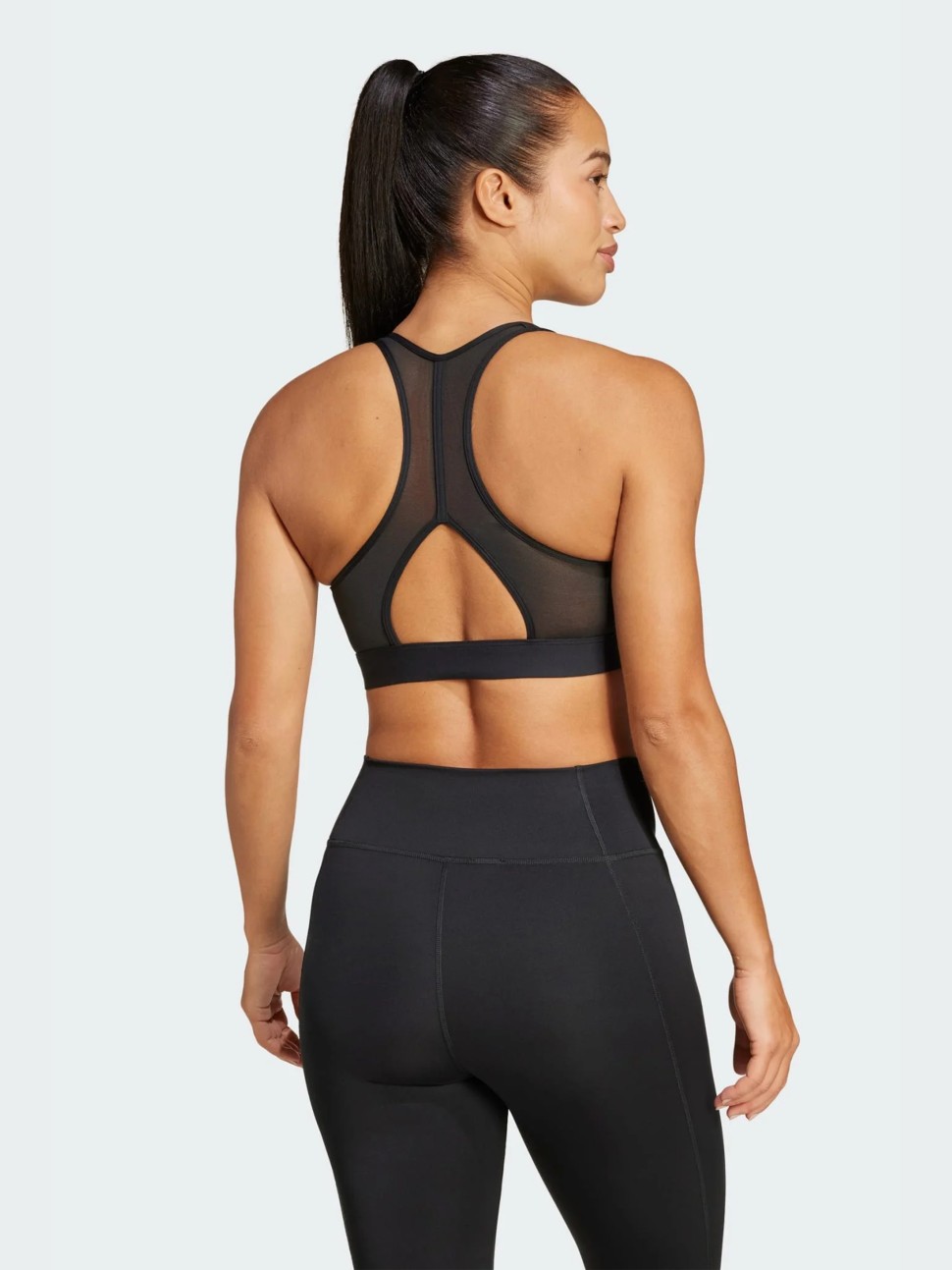 Бра жіночий Adidas PWRCT BL BRA чорний JG1414 — фото 3