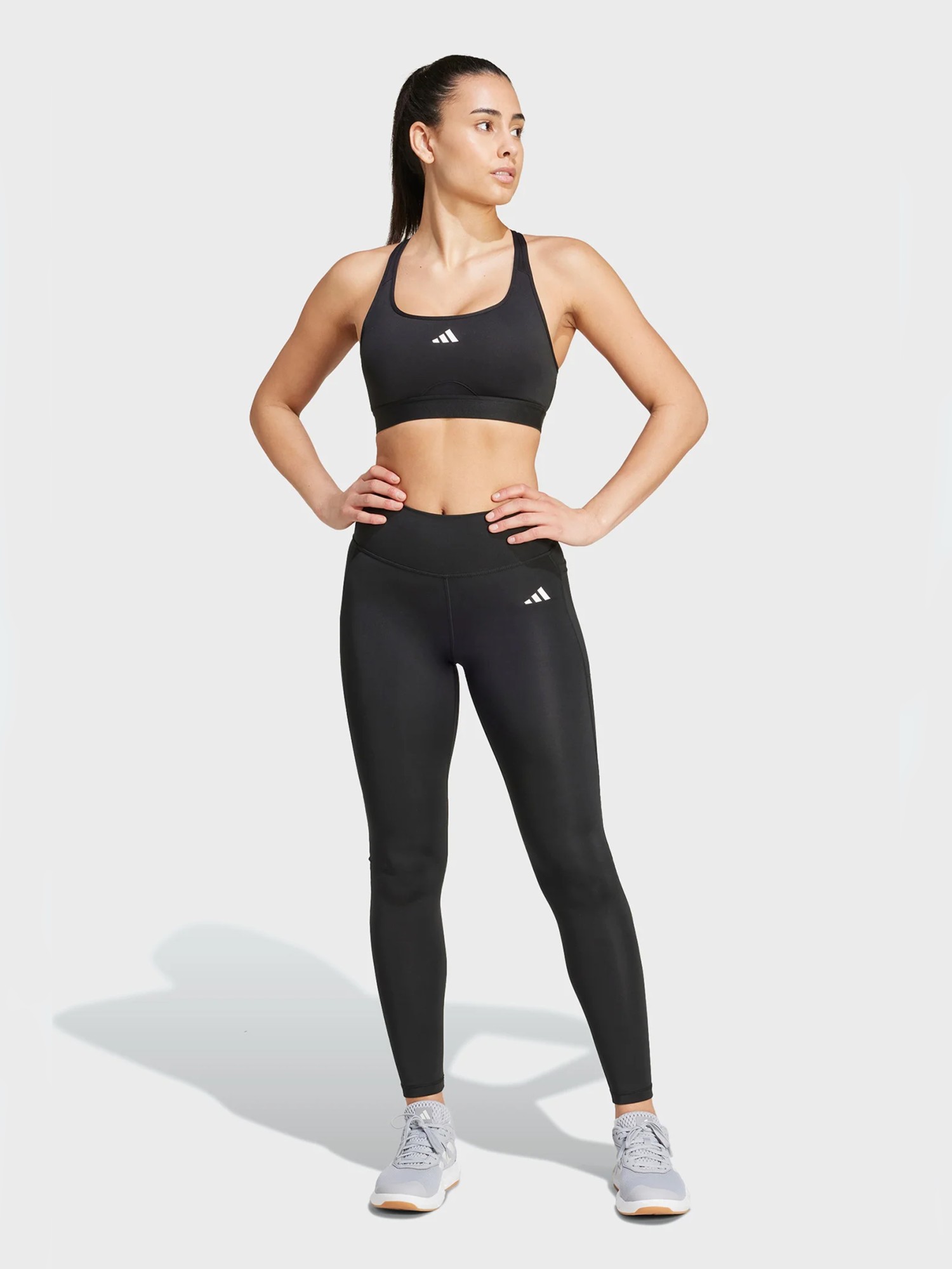 Леггинсы женские Adidas OPT ESS ST 1/1 черные IT2280 изображение 2