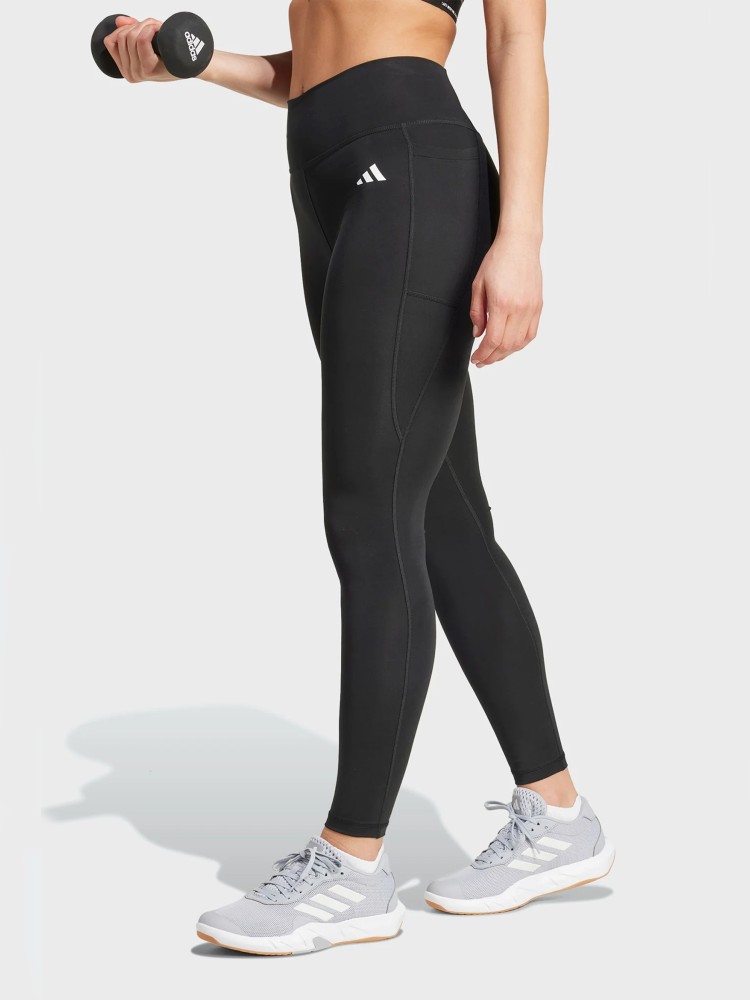 Леггинсы женские Adidas OPT ESS ST 1/1 черные IT2280 изображение 3