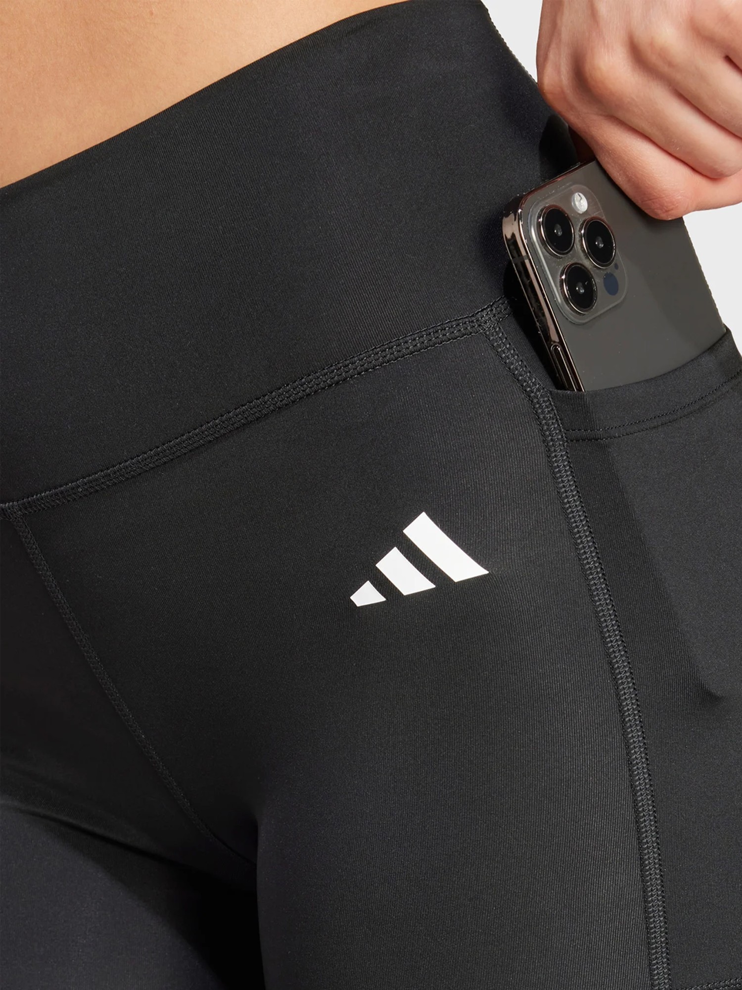 Леггинсы женские Adidas OPT ESS ST 1/1 черные IT2280 изображение 6