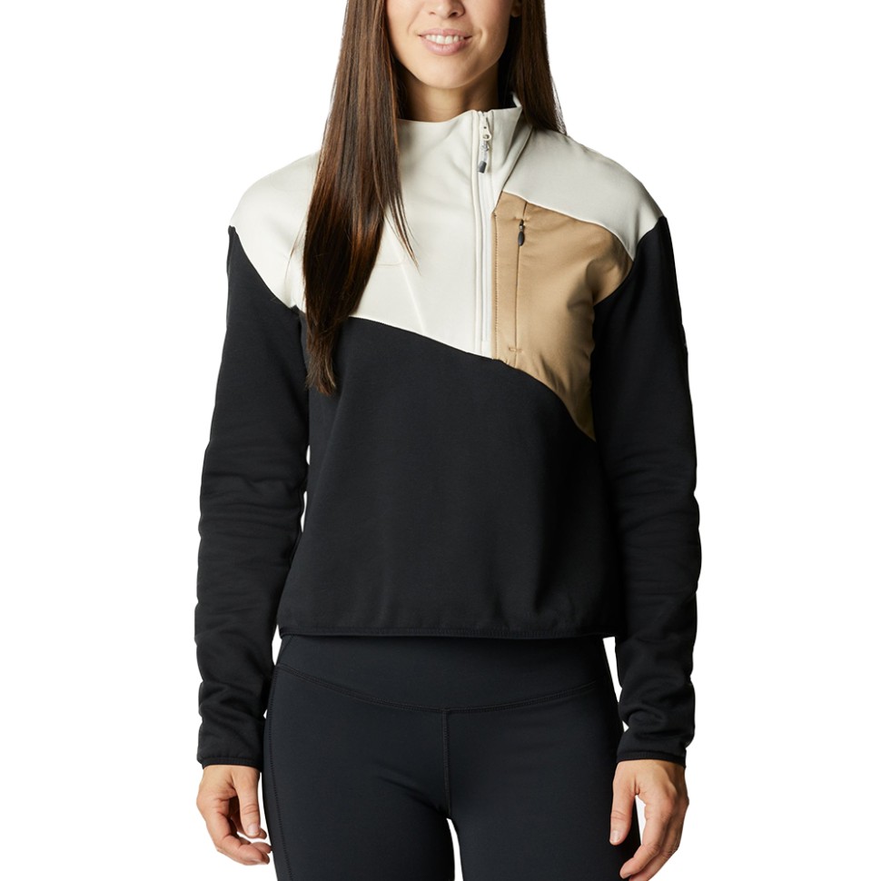 Толстовка жіноча Columbia  Lodge™ Hybrid Pullover черная чорна 1959811-011 изображение 1