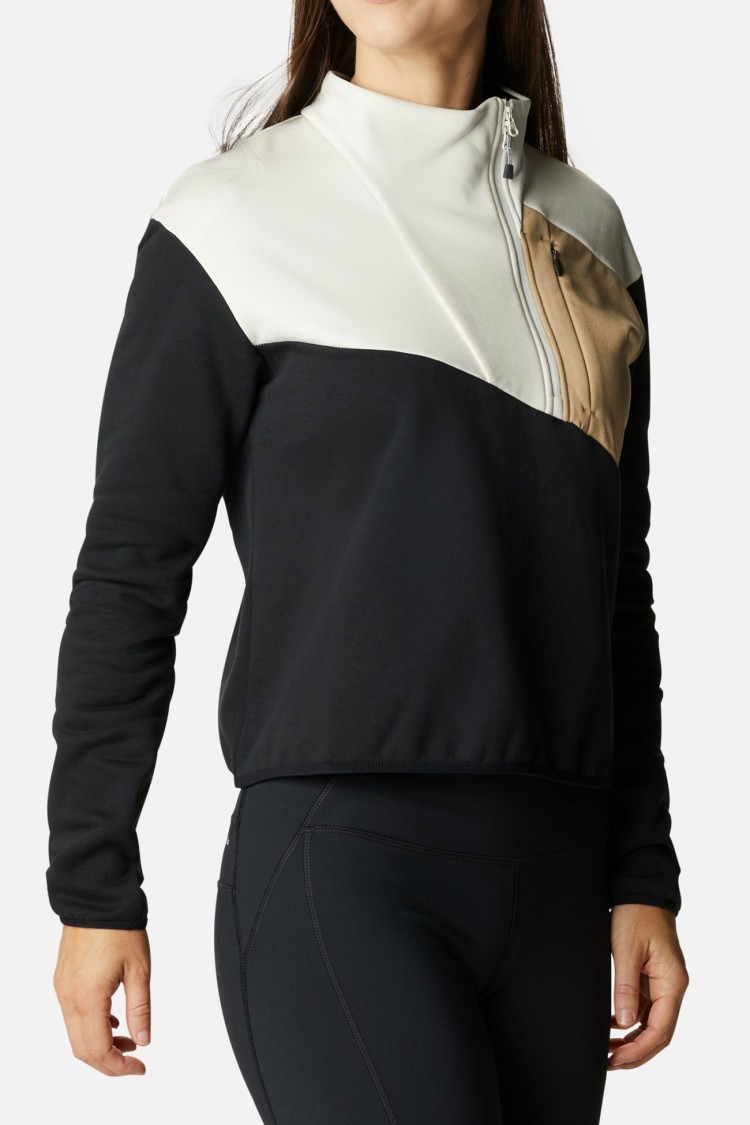 Толстовка жіноча Columbia  Lodge™ Hybrid Pullover черная чорна 1959811-011 изображение 2