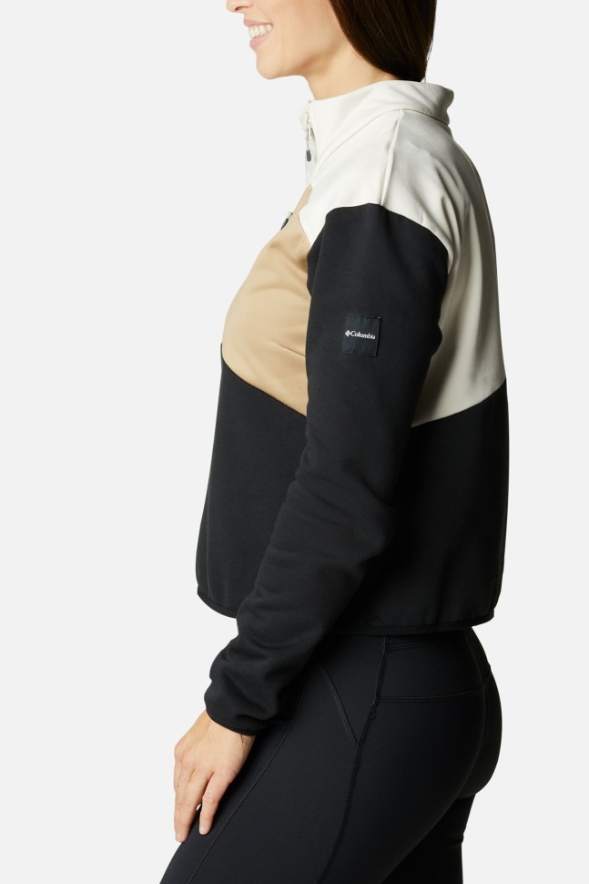 Толстовка жіноча Columbia  Lodge™ Hybrid Pullover черная чорна 1959811-011 изображение 4